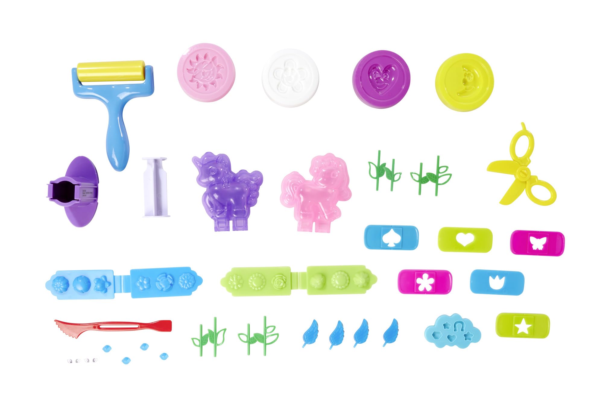 Simba 106326016 Art & Fun Unicorn Kneading Set - Glitter Clay Craft for Kids 16