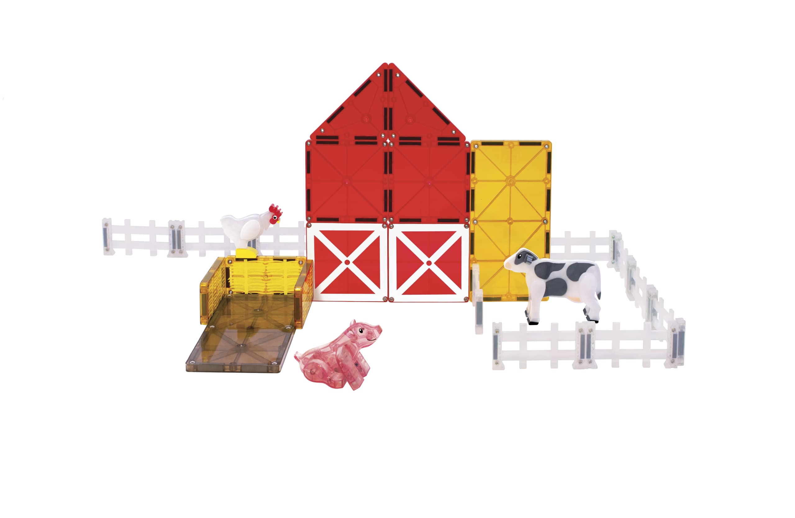 MAGNA-TILES Farm Animals 25-Piece Magnetic Construction Set - Ages 3+ 11