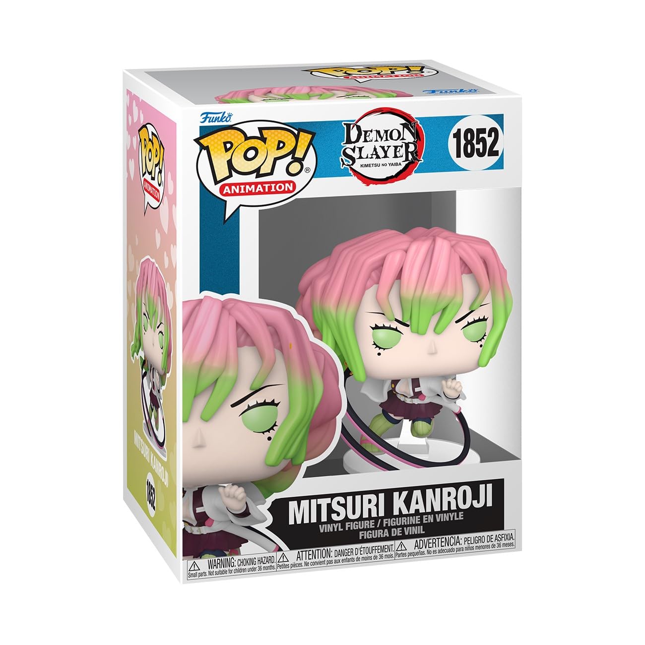 Funko POP! Animation: Mitsuri Kanroji (Attack) - Demon Slayer Vinyl Figure | 3.75 in