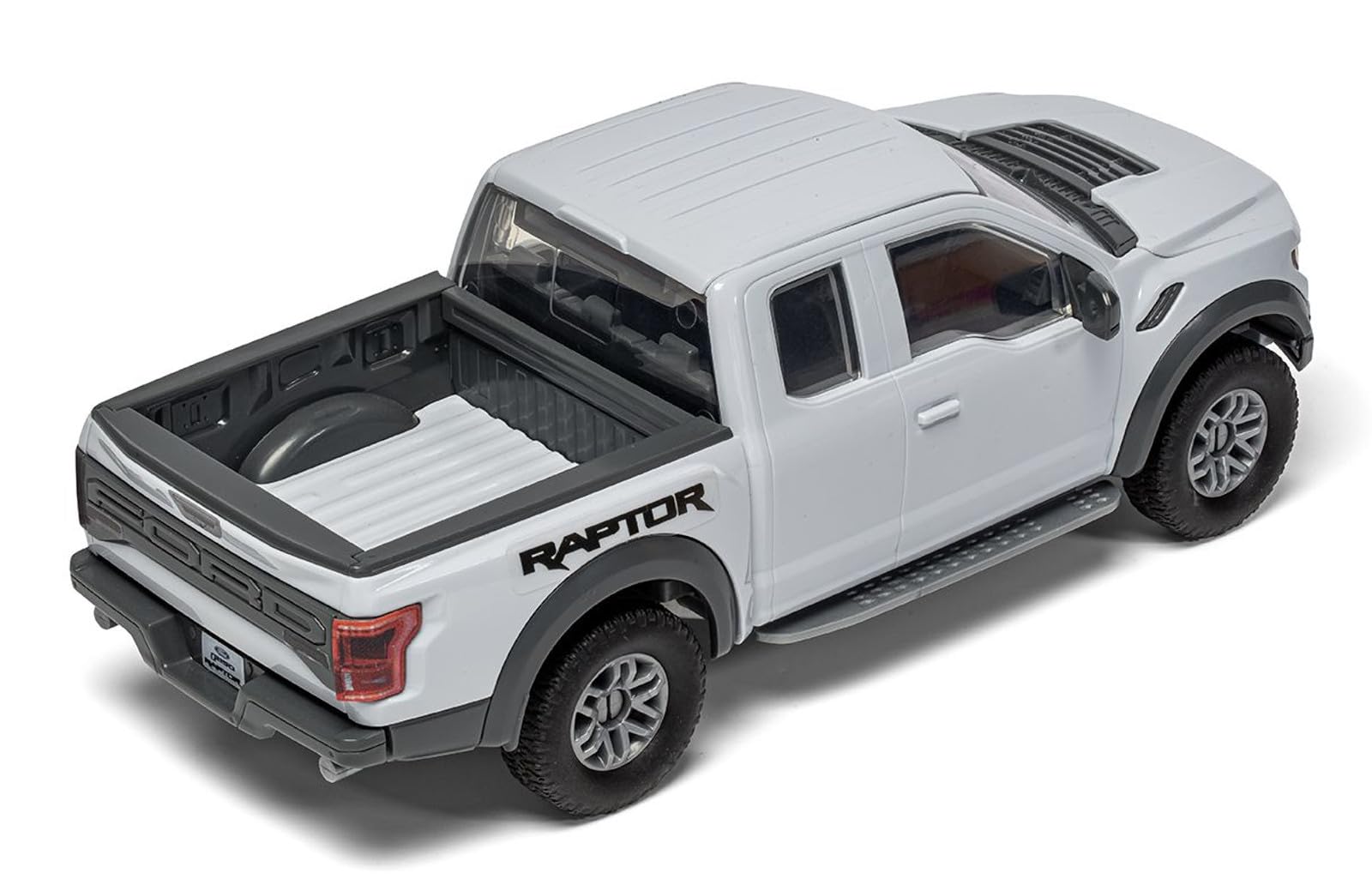 Airfix QUICKBUILD Ford F-150 Raptor Grey Model Car Kit - Snap-Together Building Set for Kids & Adults 12