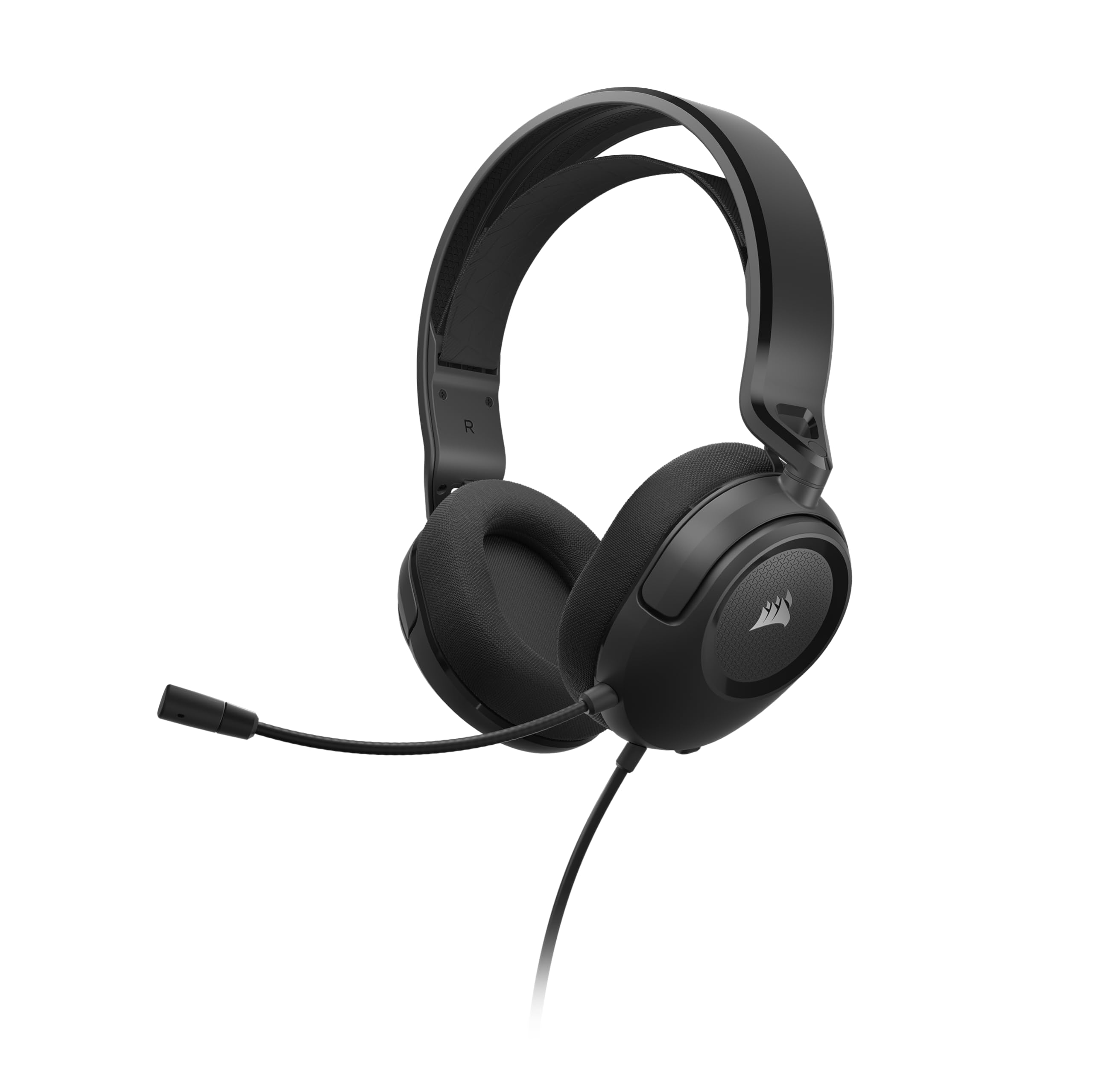 Corsair HS35 v2 Multiplatform Wired Gaming Headset - Carbon | Omni-Directional Mic