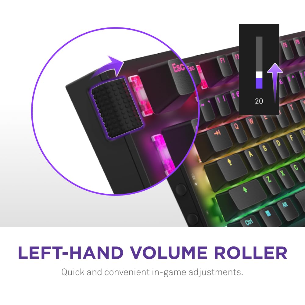 NZXT Function 2-2024 Full-Size Optical Gaming Keyboard | RGB Illuminated | Black 18