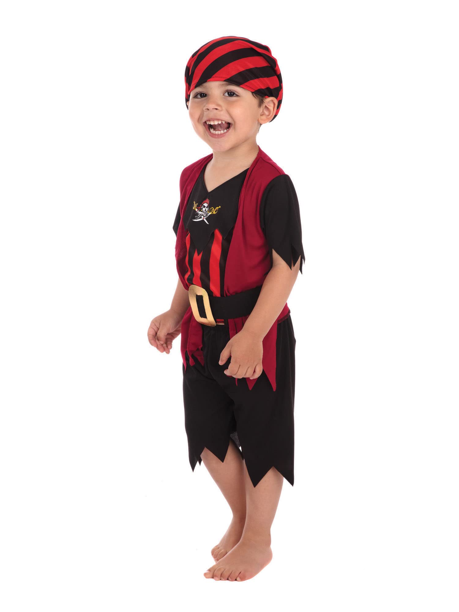Bristol Novelty Pirate Boy Mate Costume - X-Small Toddler 6