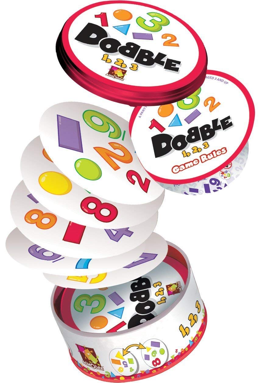 Asmodee Dobble 1 2 3 Card Game