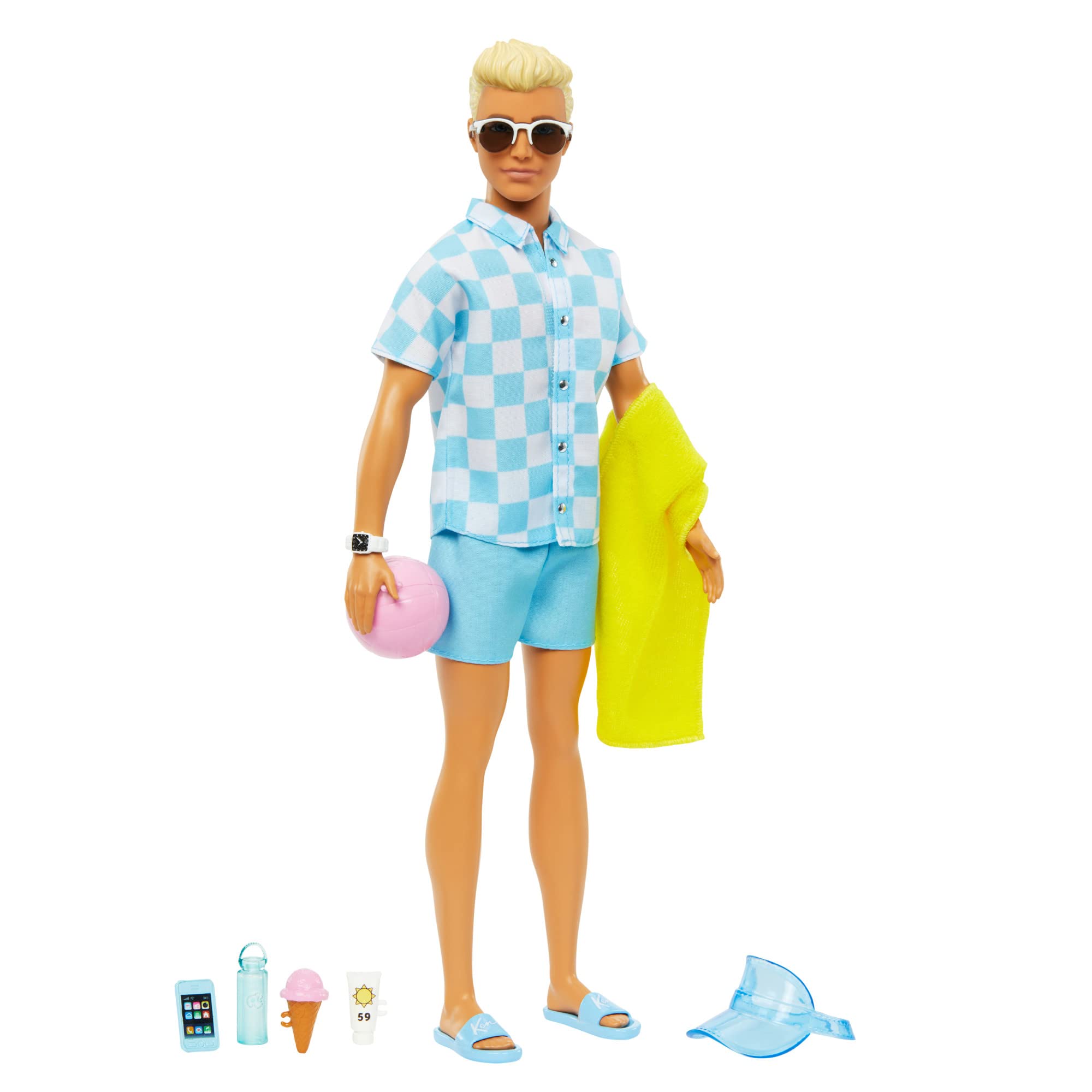 Barbie Ken Beach Doll - 30.5 cm | Unisex Children | Ages 3+ 1