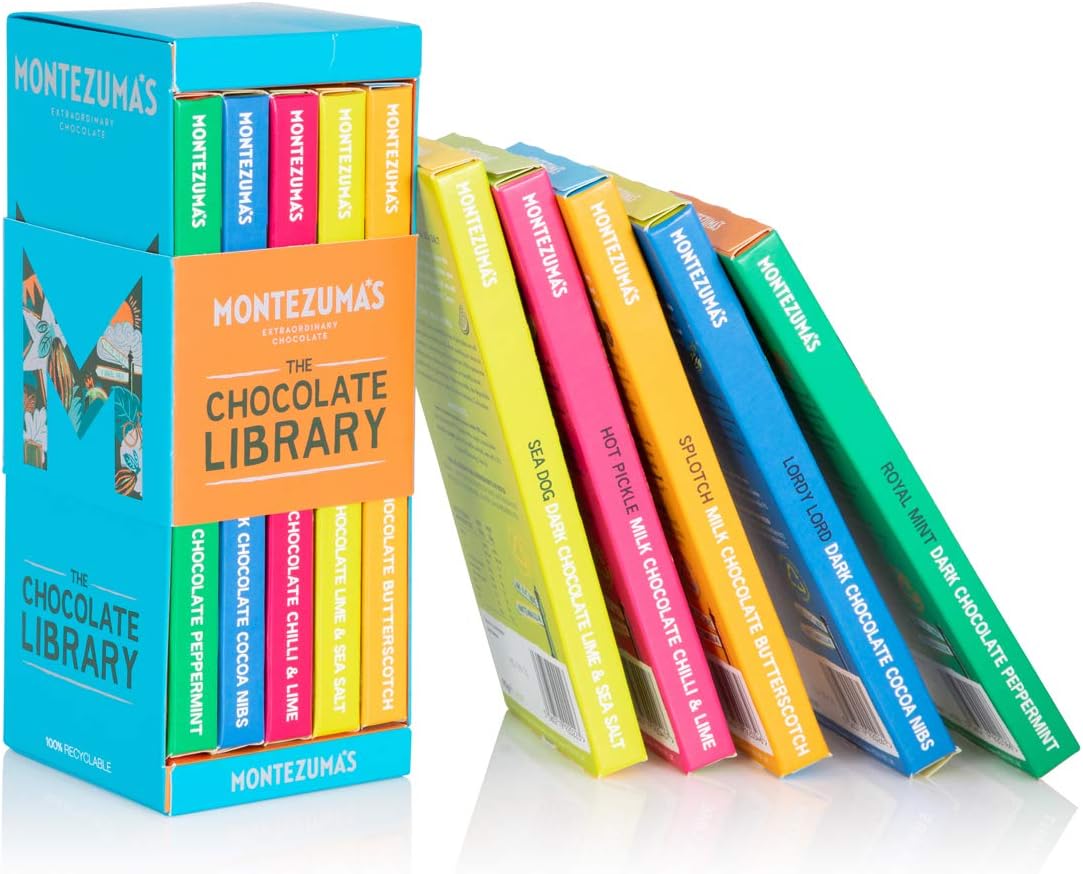 Montezuma's - Bar Library Chocolate Collection, 5 x 90g Gluten-Free Variety Pack 3