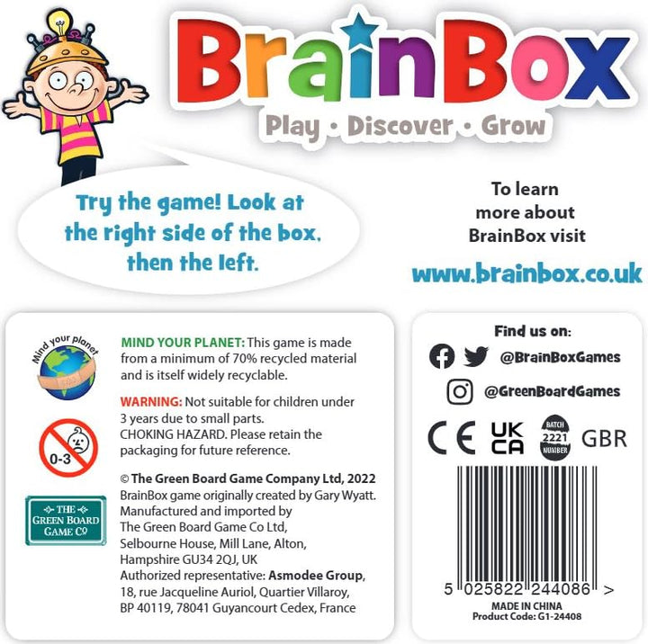 Brainbox British History (Refresh 2022) Kartenspiel, ab 8 Jahren, 1+ Spieler, 10 Minuten