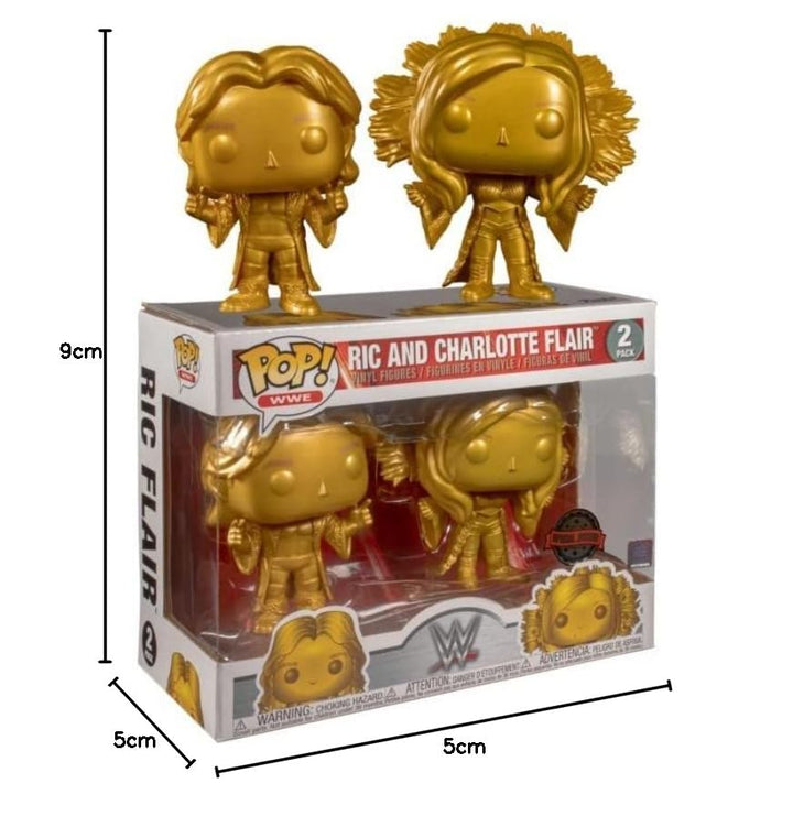 ¡WWE Ric y Charlotte Flair excluyen Funko 42050 Pop! Vinilo