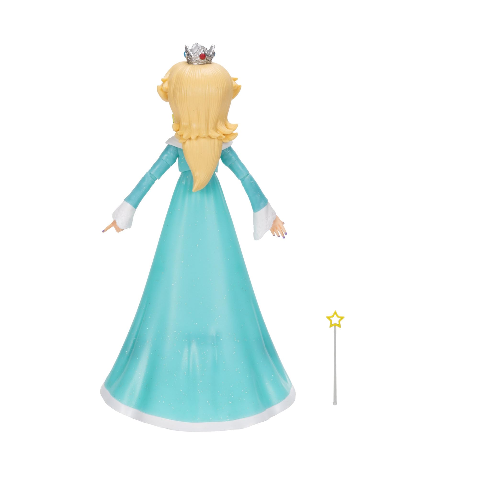 Jakks Pacific Super Mario Galaxy Movie Rosalina Action Figure, 5-inch (12.7cm) with Star Wand 8