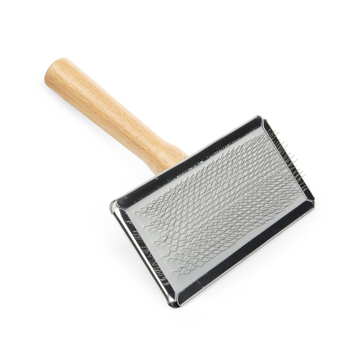 Petface Slicker Brush for Dogs/Cats - Medium Size, Detangling, Brown Bristles 2
