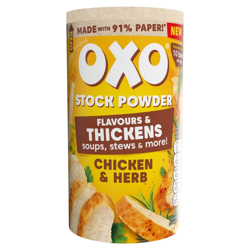 OXO Chicken & Herb Stock Powder - Flavourful Base | 100g | Powder Format