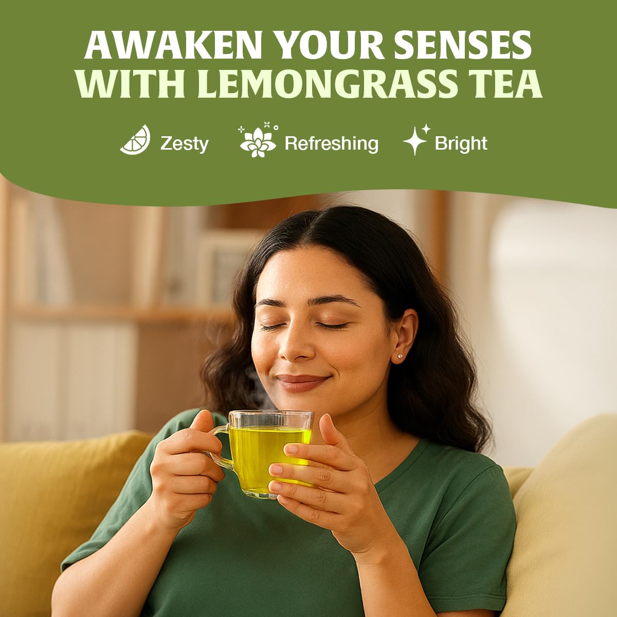 HANDPICK Lemongrass Herbal Tea Bags - 100 Count, Caffeine Free, Non-GMO | Citrus & Mint Flavor 6