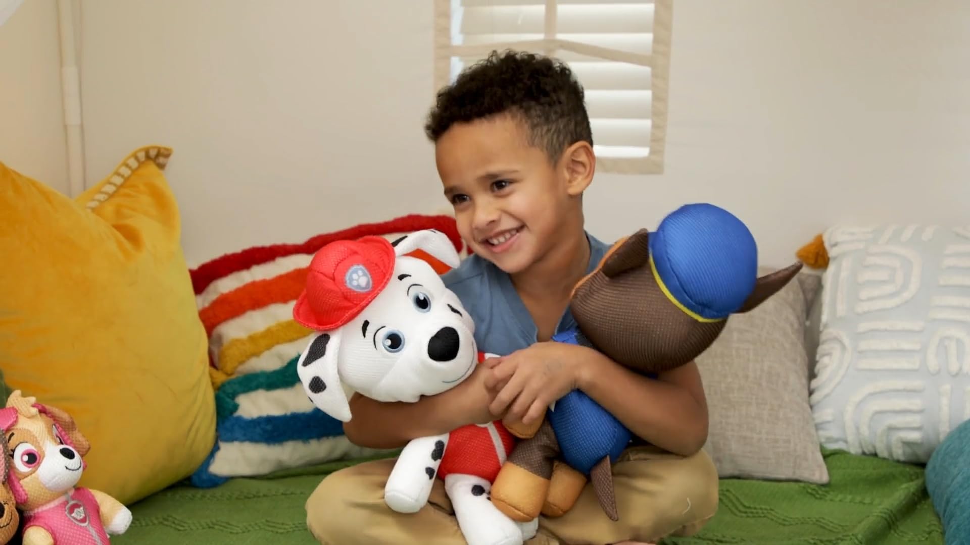 Wahu Aqua Pals: Paw Patrol - Rubble | Waterproof Plush Toy for Bath, Pool & Beach | 2+ Years 3