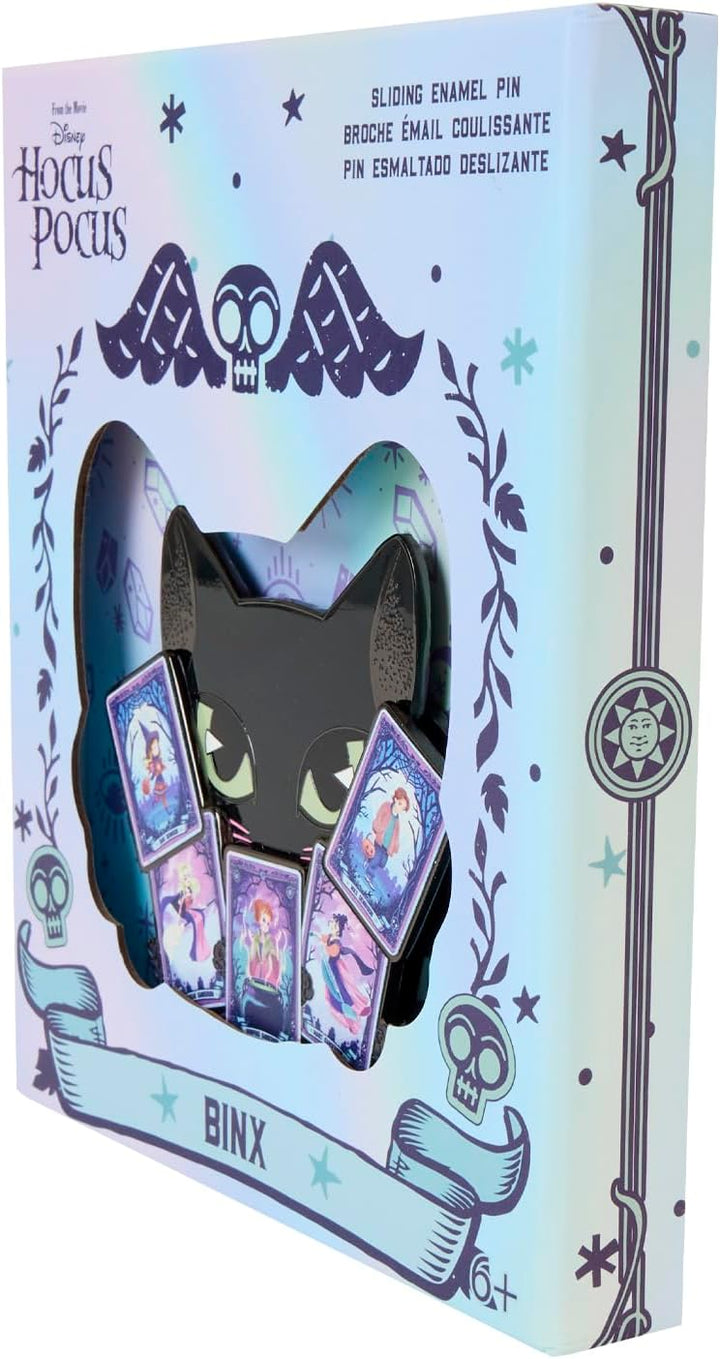 Loungefly Disney Hocus Pocus Binx Tarot Glow-in-the-Dark Enamel Pin (WDPN3603)