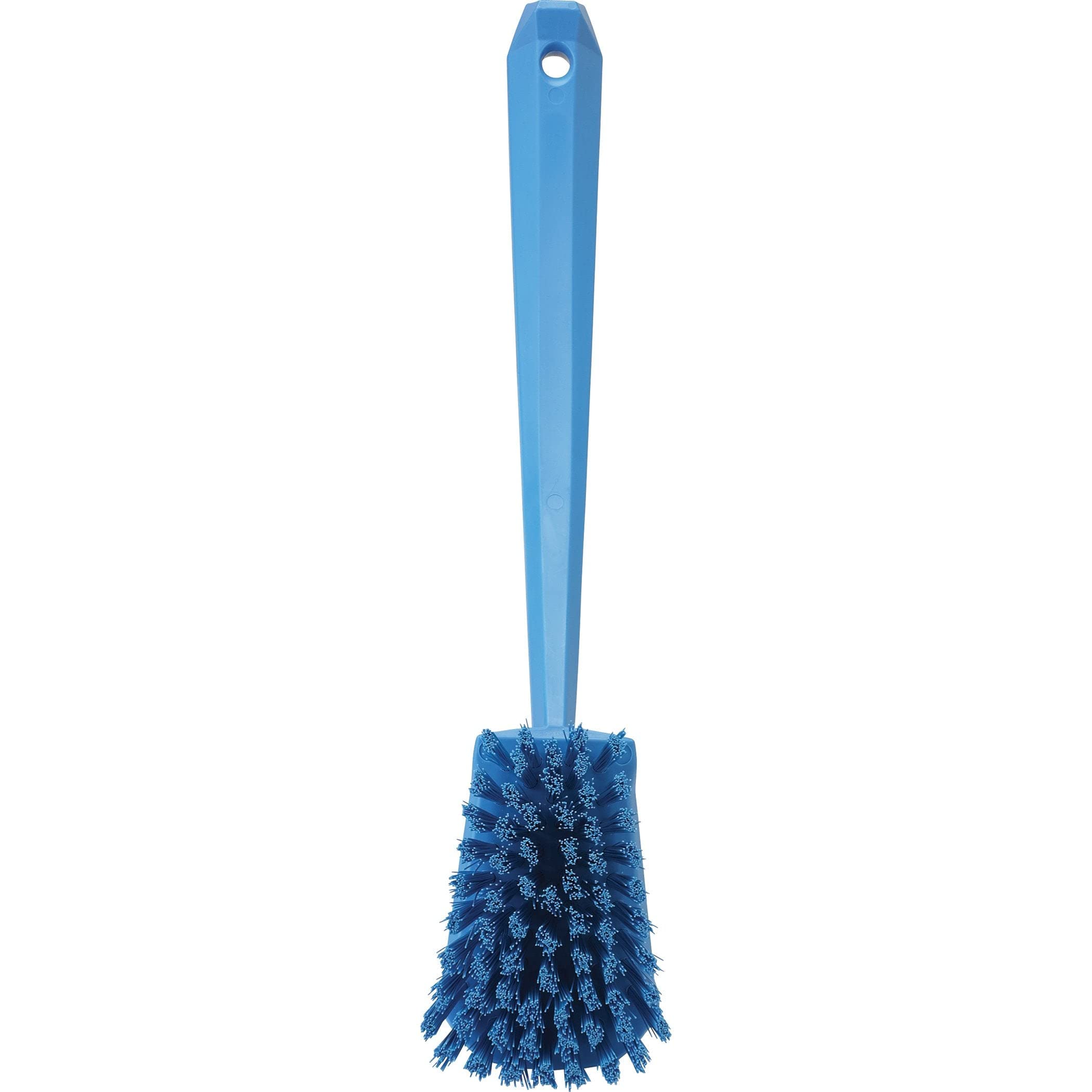Vikan Hand-Held Hand Brush 41863 - Stiff Angled Bristles for Deep Cleaning | Blue Polypropylene 3