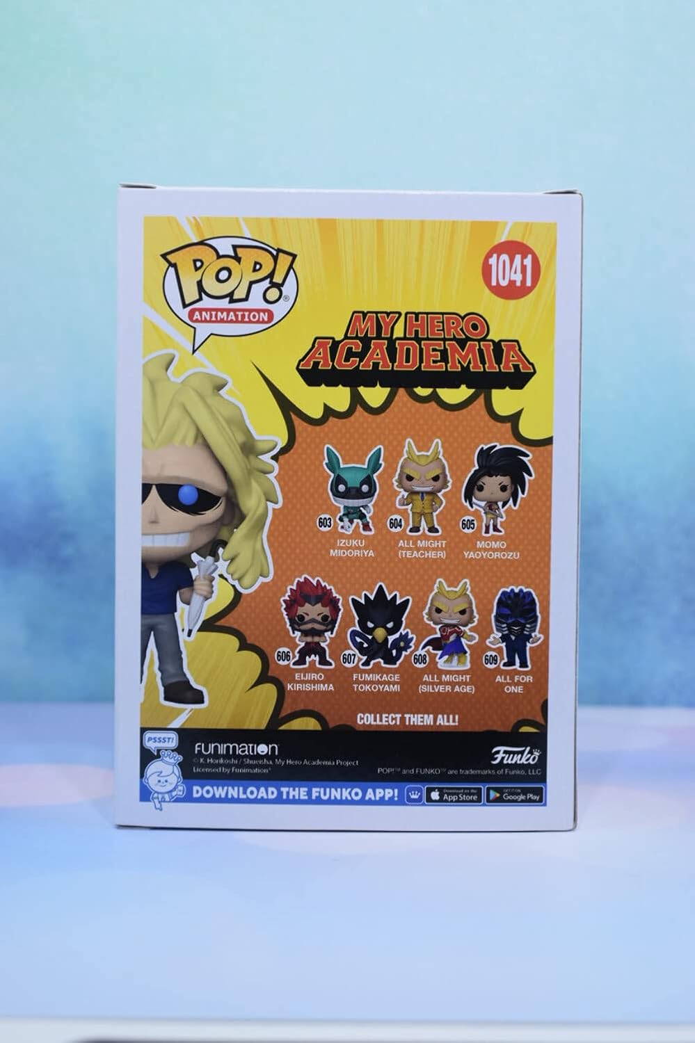 Funko Pop! Animation My Hero Academia - All Might Vinyl Figure with Bag & Umbrella (55517)