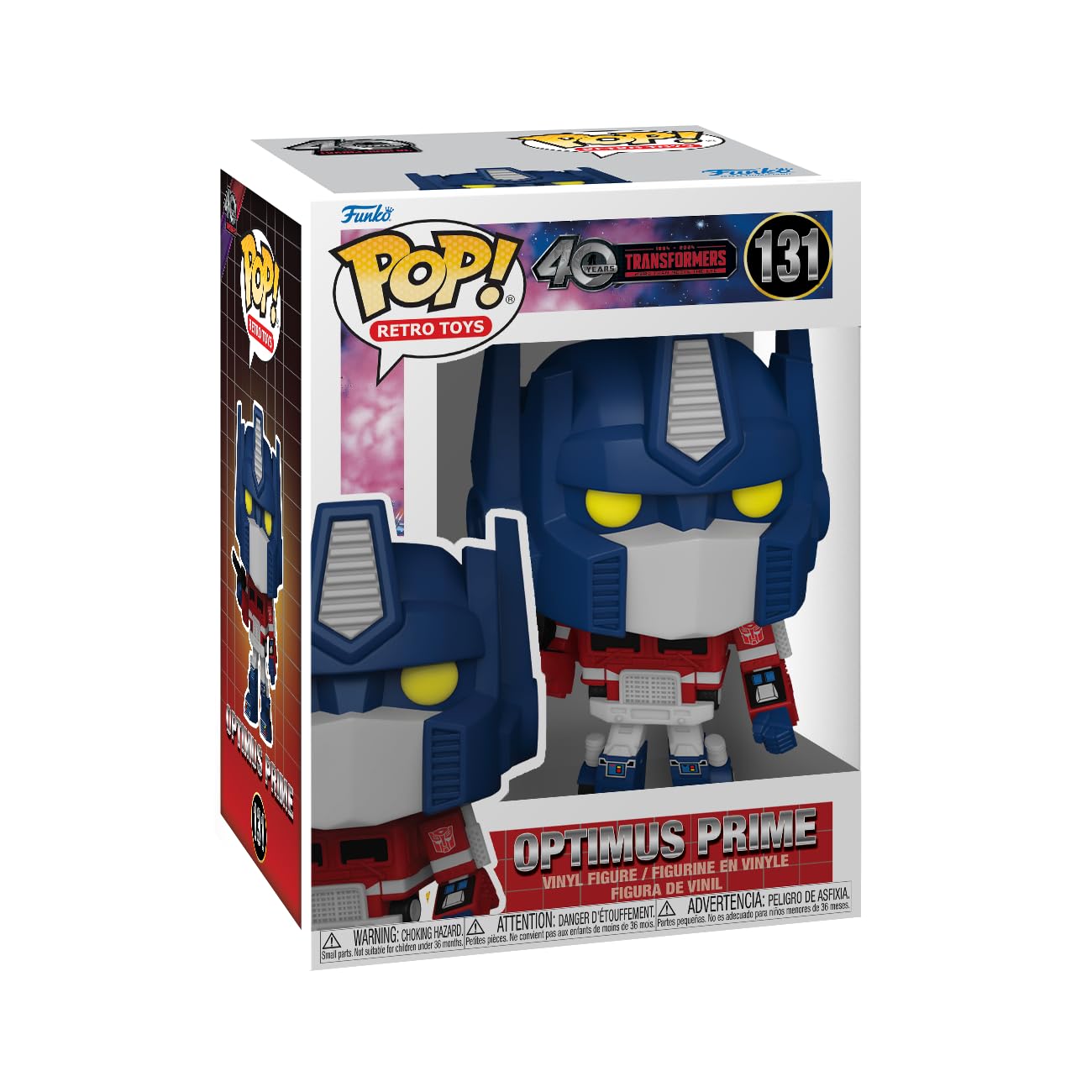 Funko Pop! Retro Toys: Transformers G1 Optimus Prime 40th Anniversary Edition Vinyl Figure 1