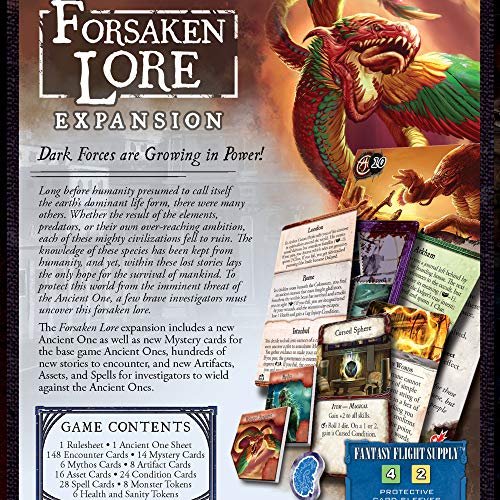 Fantasy Flight Games Eldritch Horror Expansion: Forsaken Lore (EH02)