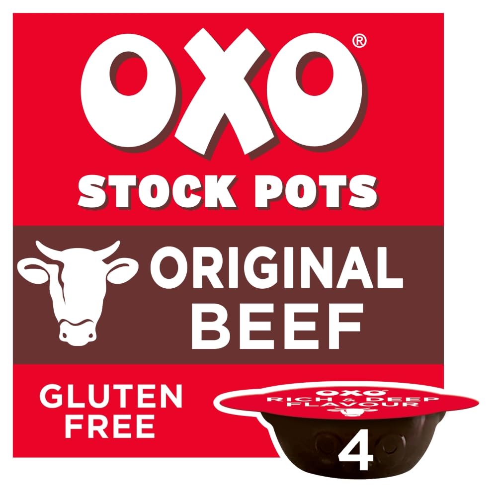 OXO Beef Stock Pots - Original Recipe, Rich & Flavourful | 40 Pots (10 Packs) | 800g Total 2