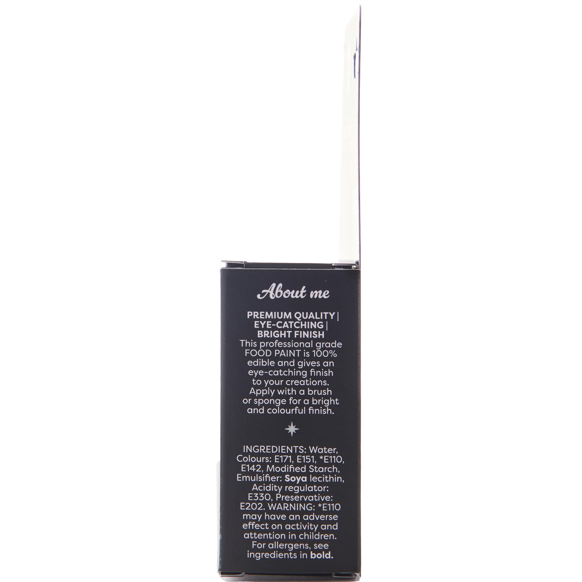 Rainbow Dust Cake Art Paint - Metallic Dark Silver Liquid Food Colour | 25ml 2