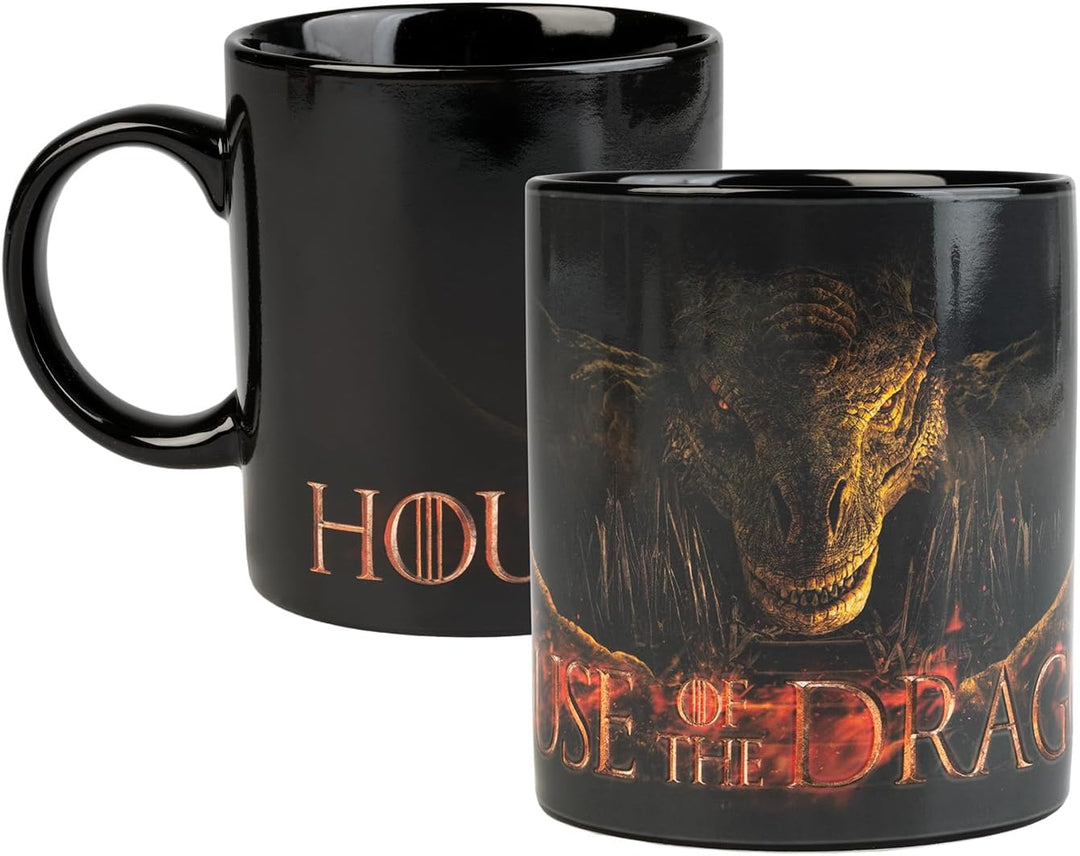 Grupo Erik House of The Dragon Heat Changing Mug - Targaryen Dragon Ceramic Mug (TAZT03)