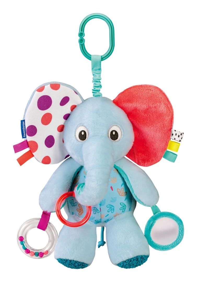 Ravensburger Explore & Play Elephant - Sensory Plush Toy for Babies 0 Months+ 8