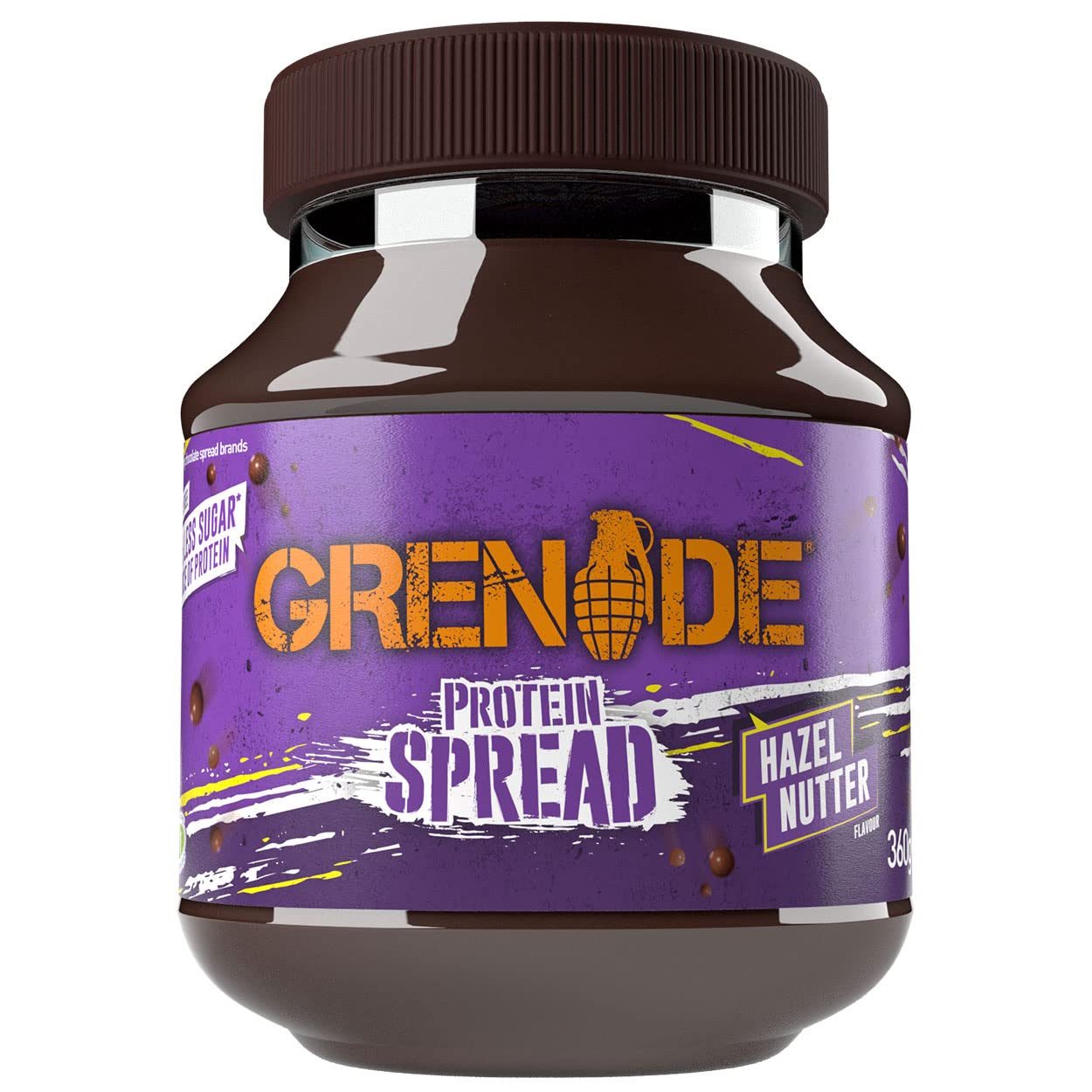 Grenade Hazel Nutter Protein Spread - 20% Protein | Low Sugar | 360 g Jar 1