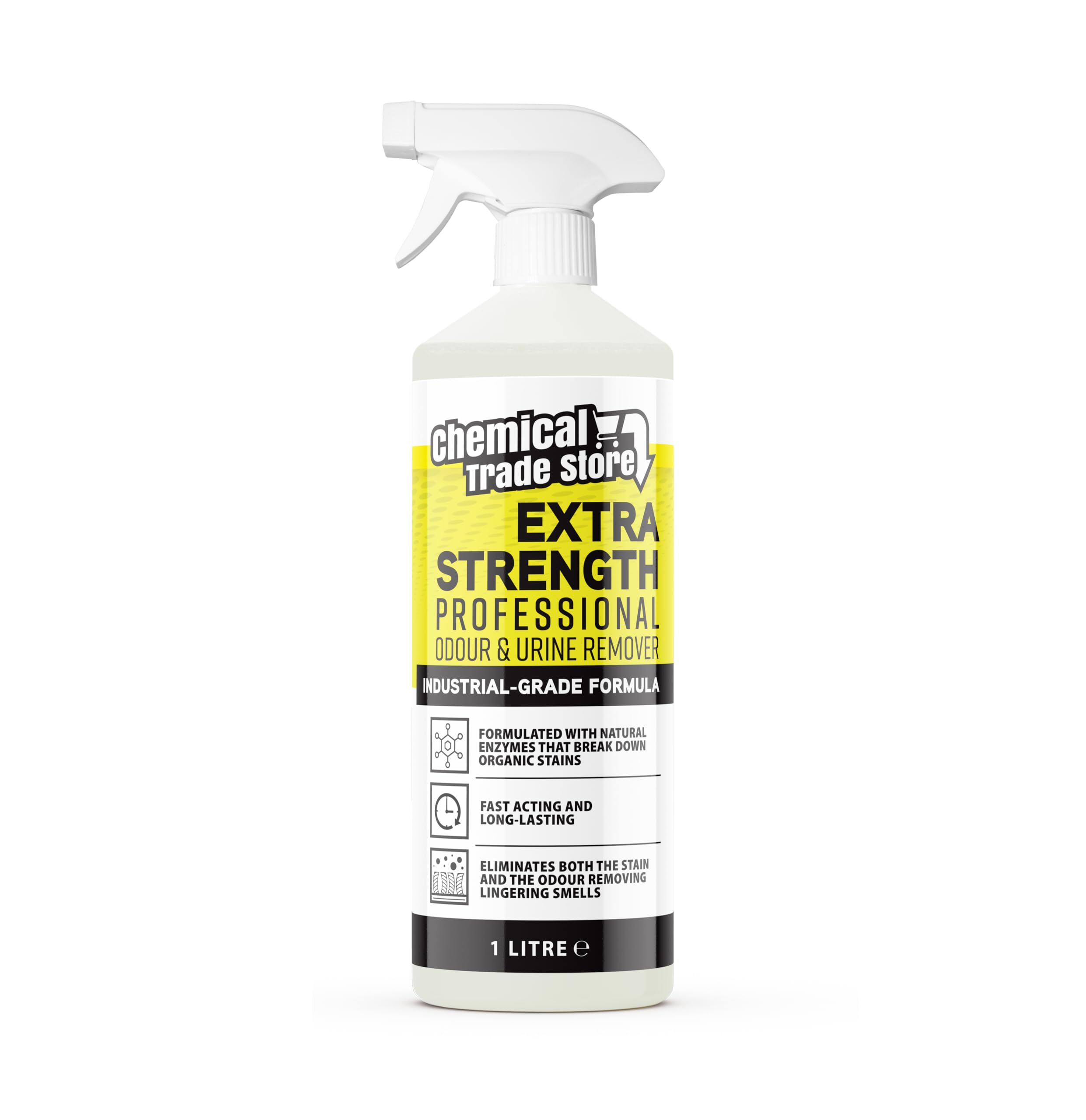 Chemical Trade Store Enzyme Odour & Urine Eliminator - 1L Liquid Stain Remover 1