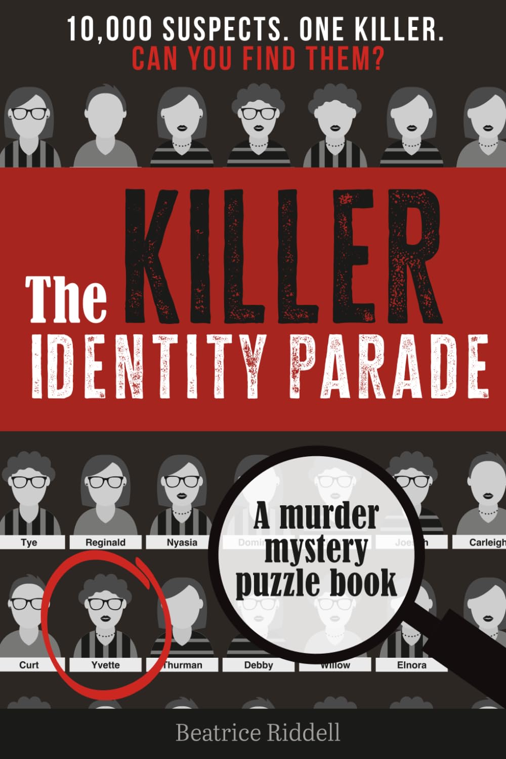 The Killer Identity Parade by Beatrice Riddell - Murder Mystery Puzzle Book | Paperback 1
