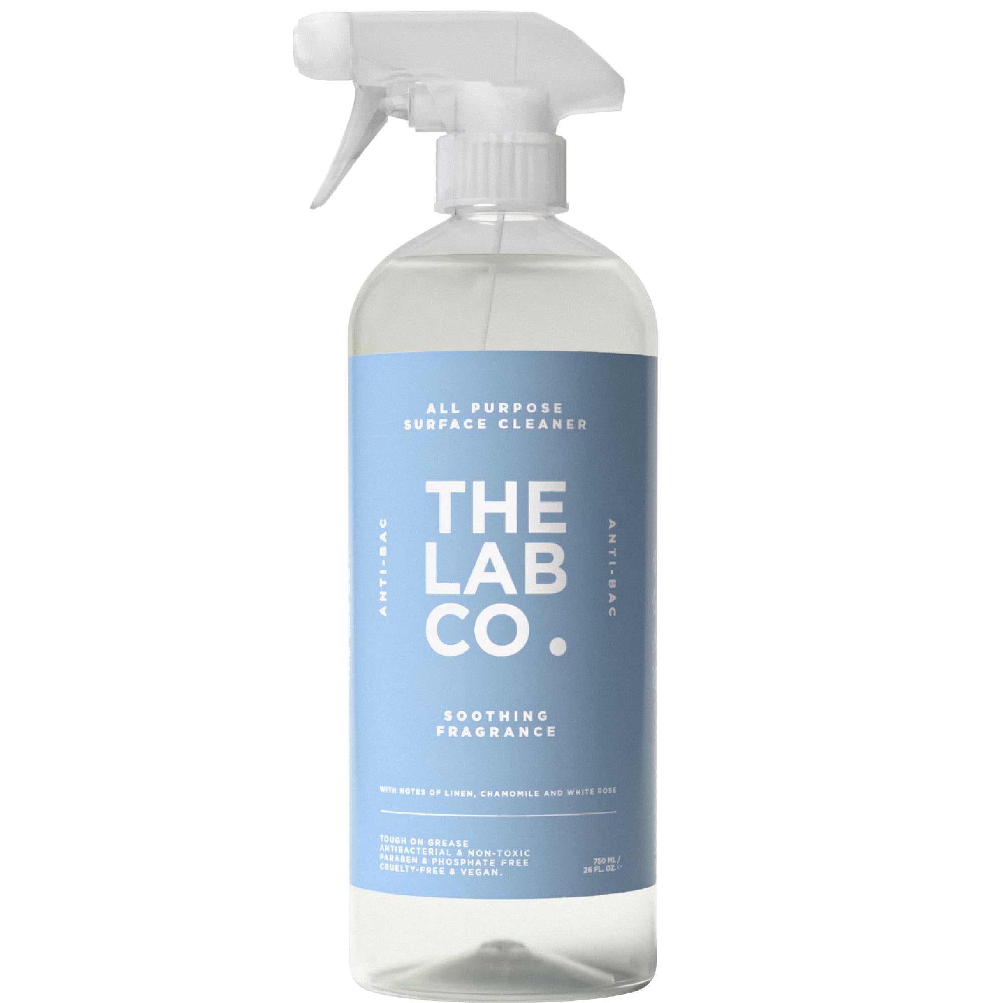 The Lab Co. Antibacterial All Purpose Cleaner - Multi Surface, Streak Free | 750 ml