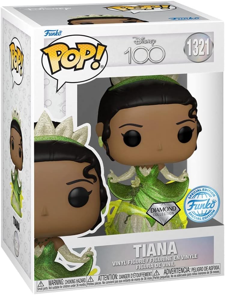 Funko Pop! Disney 100 - Tiana Diamond Glitter Vinyl Figure (70081)