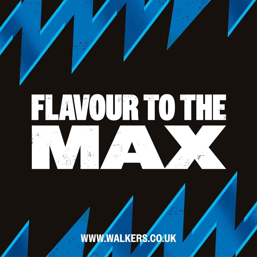 Walkers Max Cheese & Onion Crisps - Deep Ridged Texture | 50g Bags | Multipack of 24 4