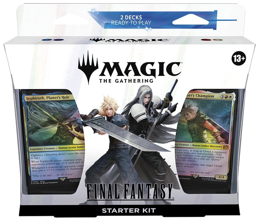 Magic: The Gathering Final Fantasy Starter Kit | Two 40-Card Decks | English Language