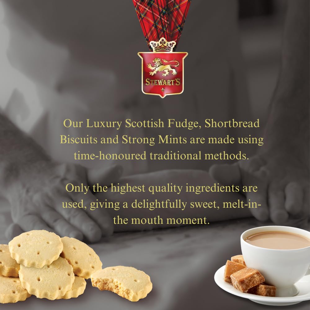 Stewart's Highland Cow Shortbread Gifting Tin (125g) - Traditionally Made Scottish Treat 3
