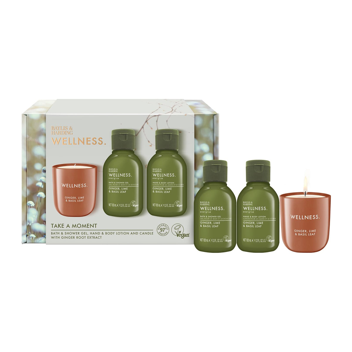 Baylis & Harding Wellness Take A Moment Gift Set - 3 Piece