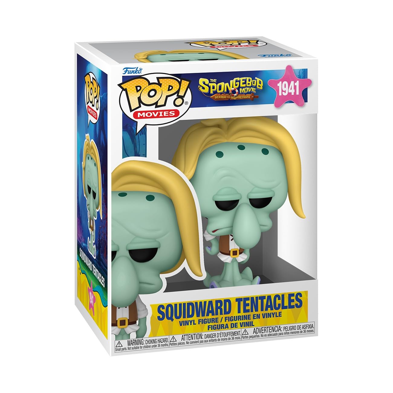 Funko Pop! Movies: The SpongeBob Movie - Squidward Tentacles Vinyl Figure | 3.75 Inches
