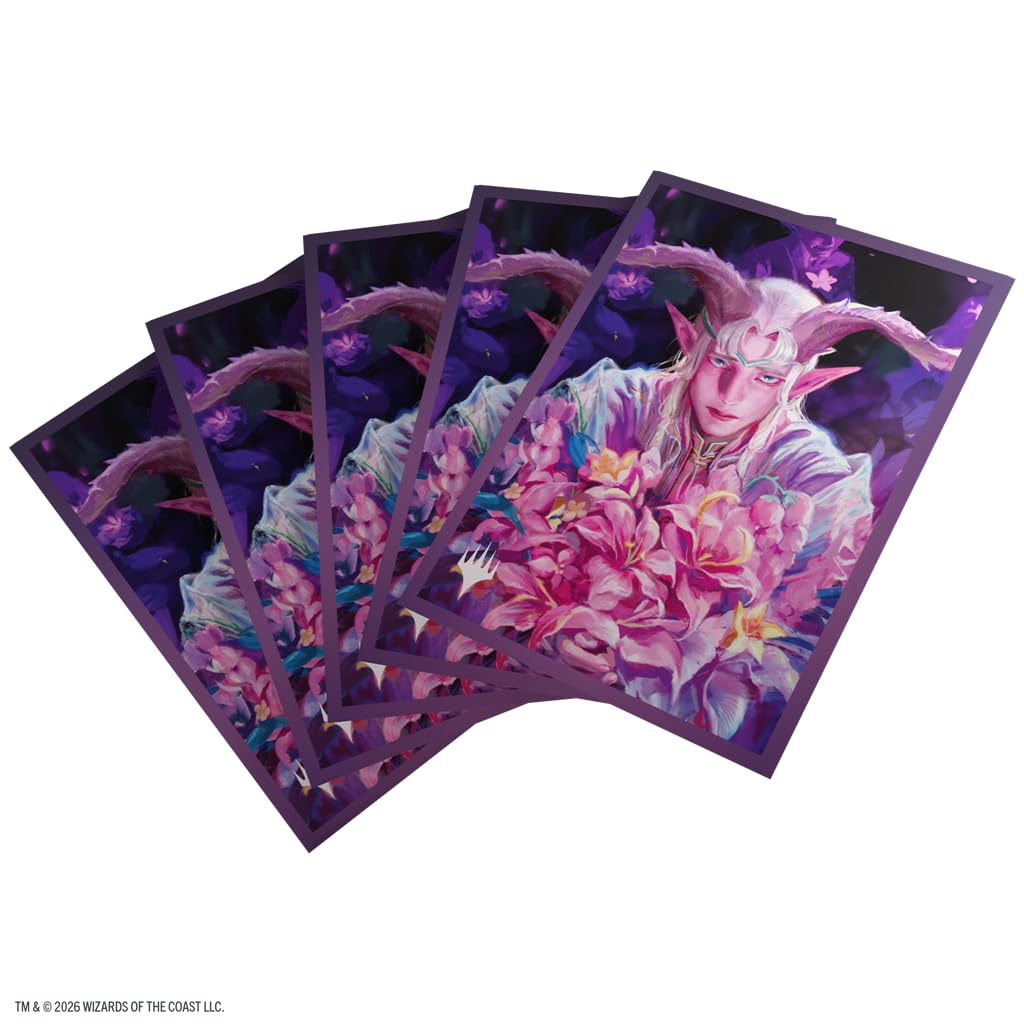 Gamegenic MTG Lorwyn Eclipsed Sleeves Dawnhand Eulogist | 105 Count | Multicoloured Plastic Sleeves 4