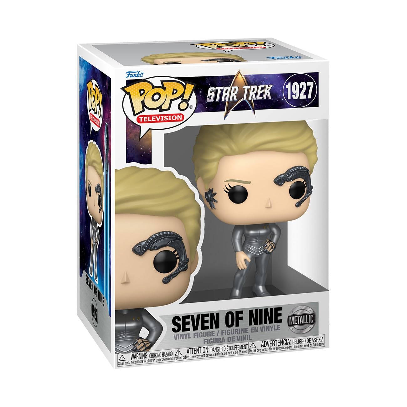 Funko POP! TV: Star Trek Voyager - Seven of Nine Copy Metallic Vinyl Figure - 3.75 inches