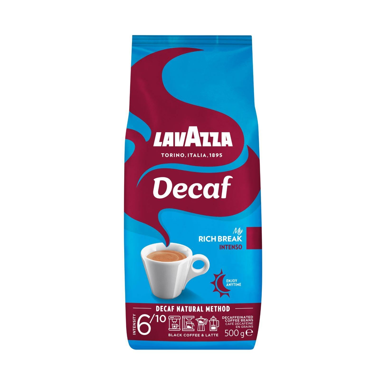 Lavazza Decaf Intenso - My Rich Break Whole Coffee Beans, 500g 1