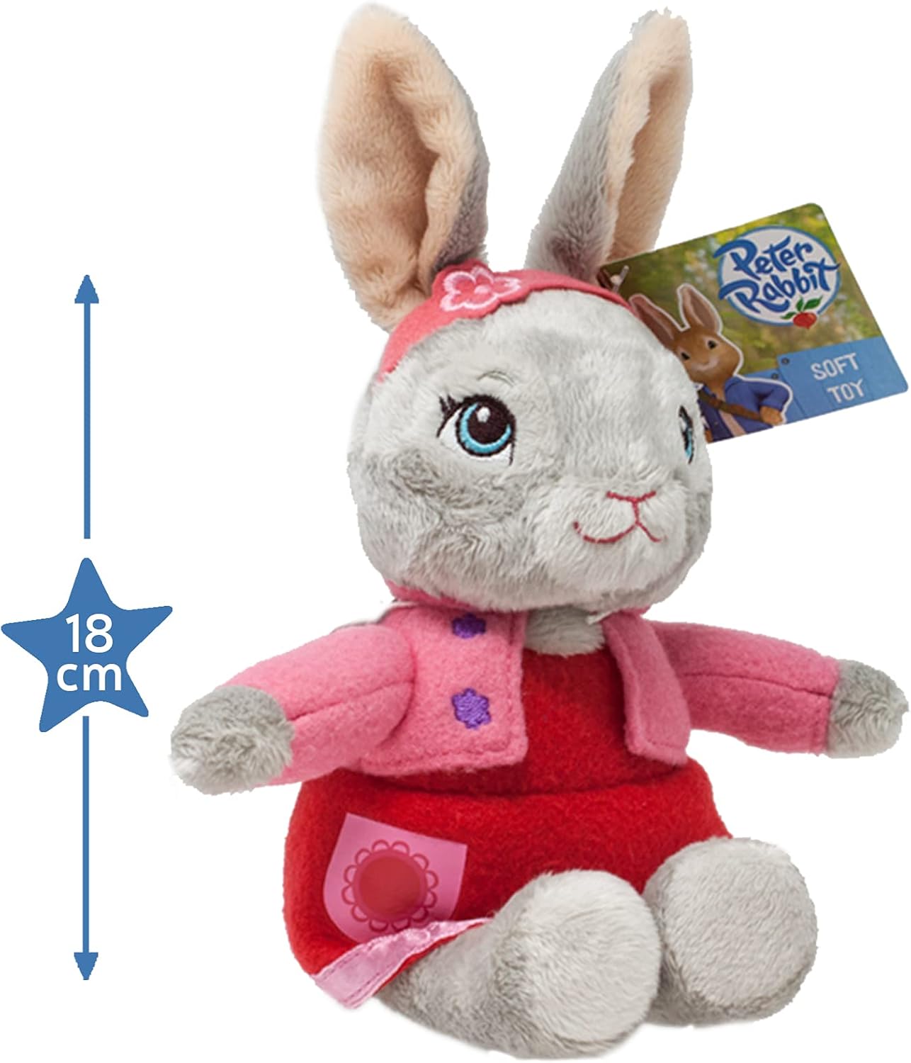 Rainbow Designs PO1570 Official Beatrix Potter Lily Bobtail Soft Peter Rabbit Cuddly Toys Plush Teddy Bear for Toddlers and Babies