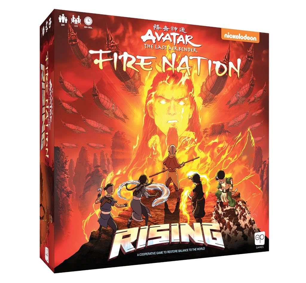 USAopoly Avatar The Last Airbender: Fire Nation Rising Cooperative Board Game