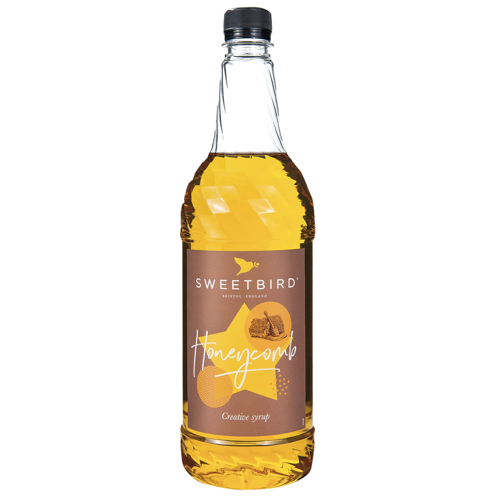 Sweetbird Honeycomb Syrup - 1 Litre | Vegan Friendly | Natural Colours & Flavours 1