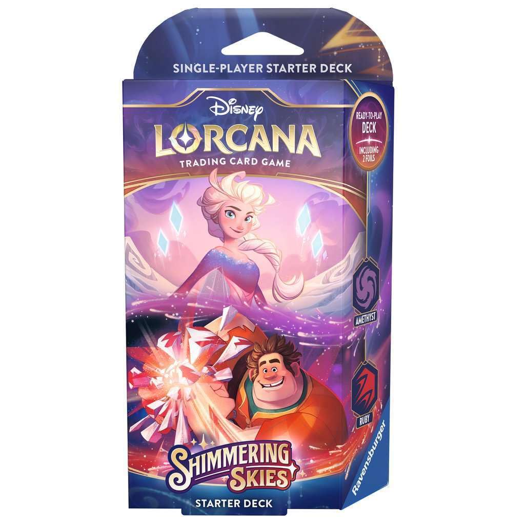 Ravensburger Disney Lorcana Trading Card Game Starter Deck | Ages 8+ | 2+ Players 1