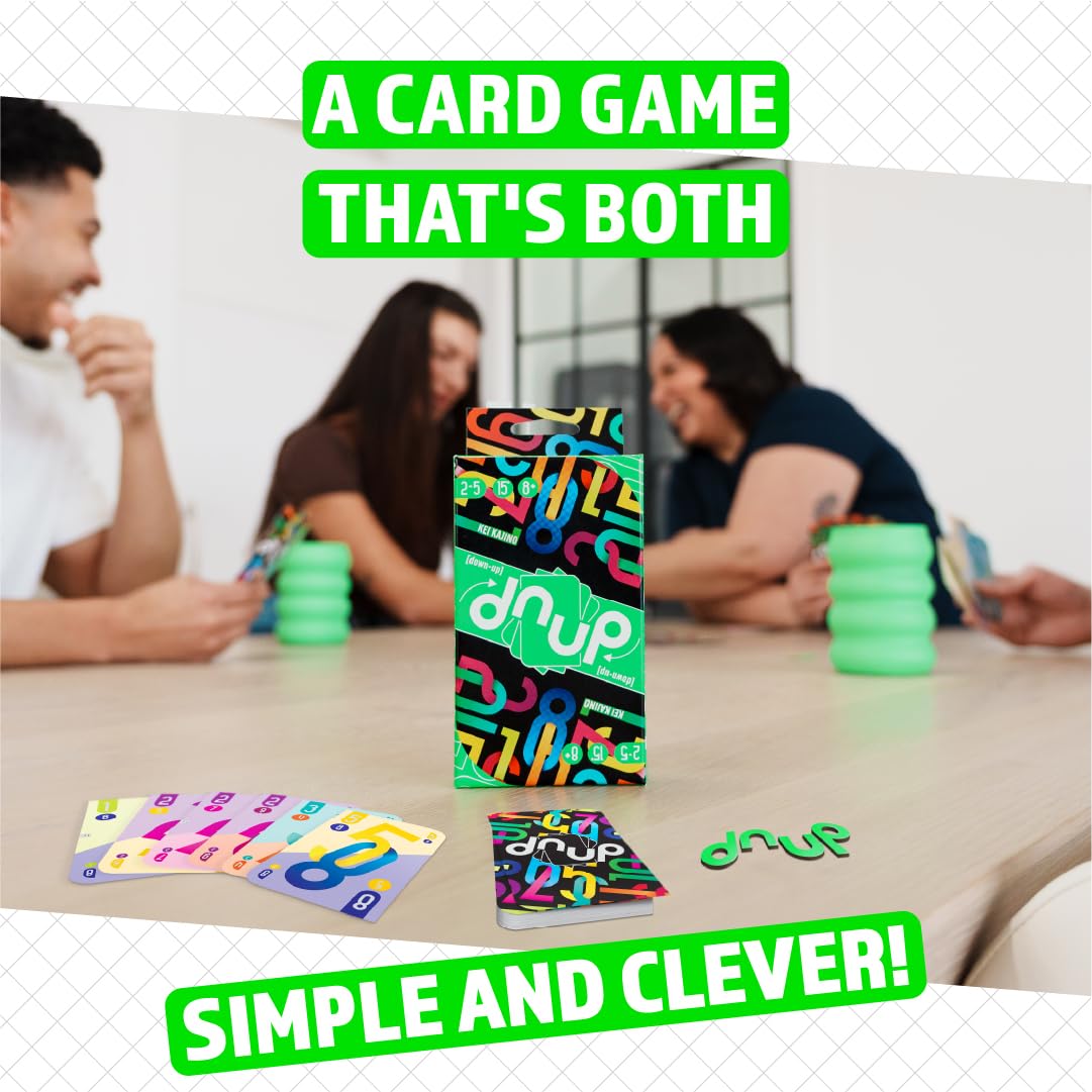 Asmodee dnup Strategy Card Game | Ages 8+ | 2 to 5 Players | 15 Minutes