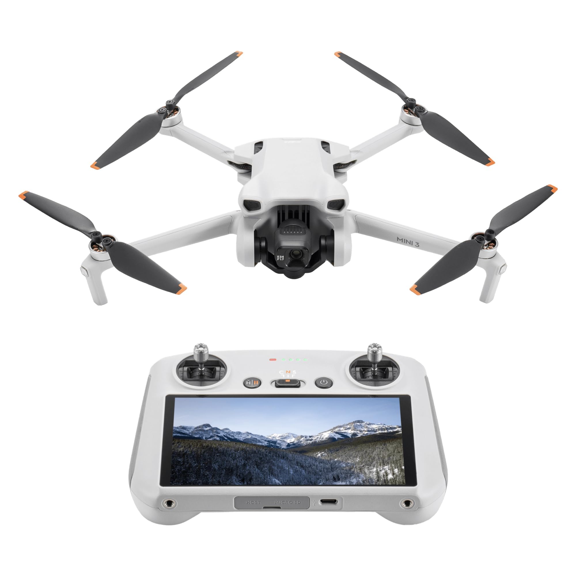 DJI Mini 3 (DJI RC) – Lightweight 3-Axis Gimbal 4K HDR Camera Drone with 38-Minute Flight Time 1