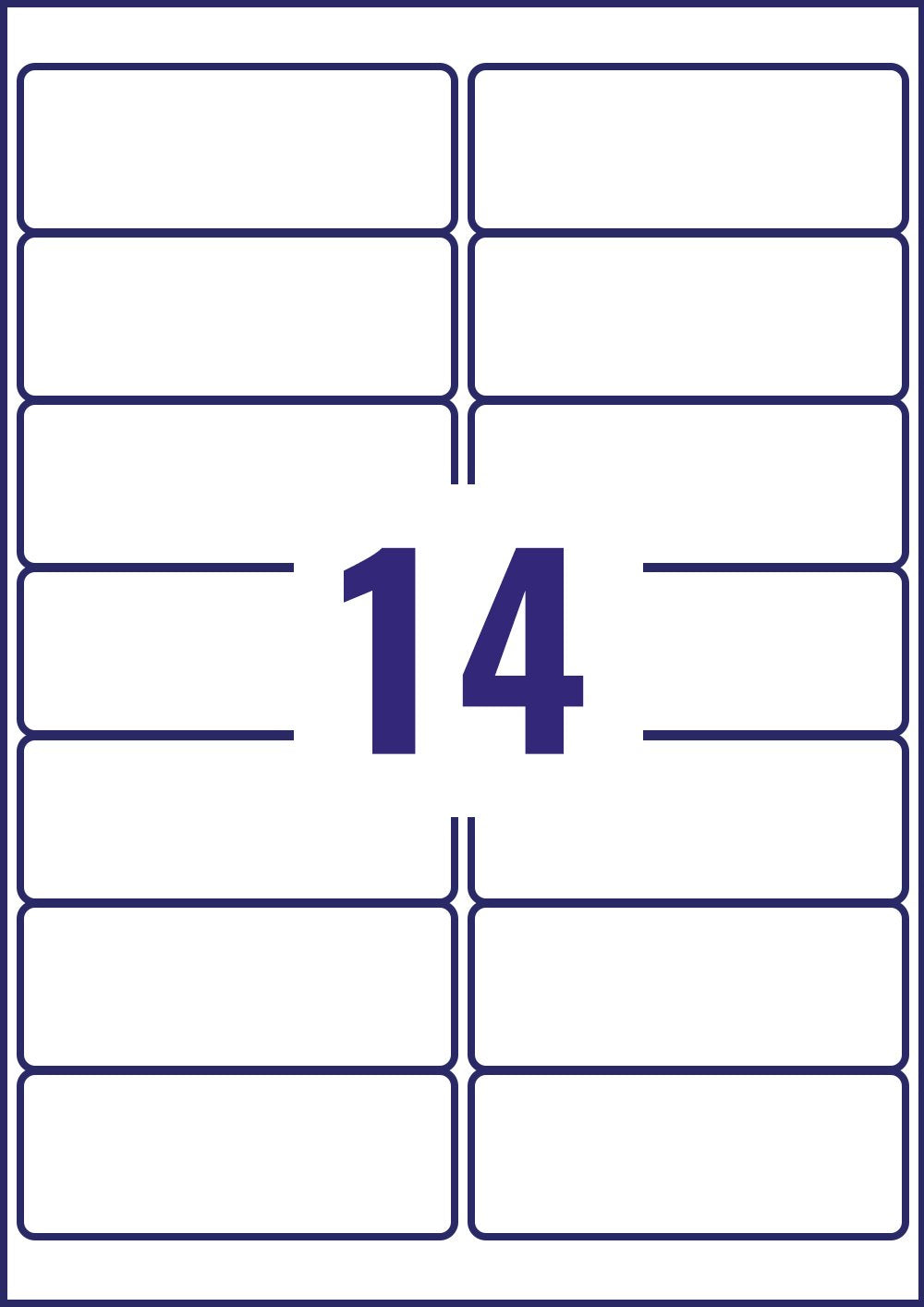 Avery Printable, Multi Purpose Labels, All Printers, 99.1 x 38.1 mm, White, 2