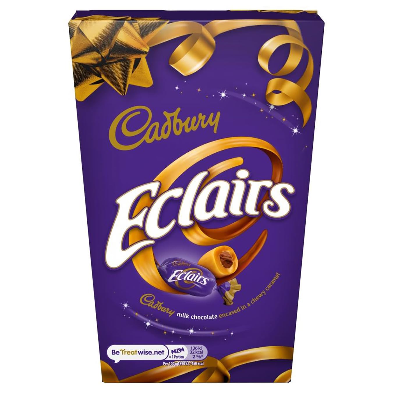 Cadbury Eclairs Chocolate Bag - Chewy Caramel with Milk Chocolate Centres | 350g 1