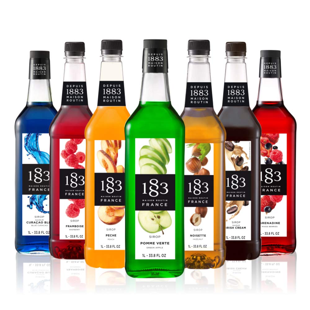 1883 MAISON ROUTIN Premium Vanilla Syrup - 1 L Bottle | Vegan, Kosher, Halal Friendly 3