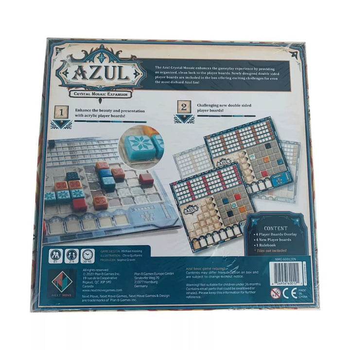 Plan-B-Spiele | Azul: Kristallmosaik | Brettspiel | Ab 10 Jahren | 2-4 Spieler