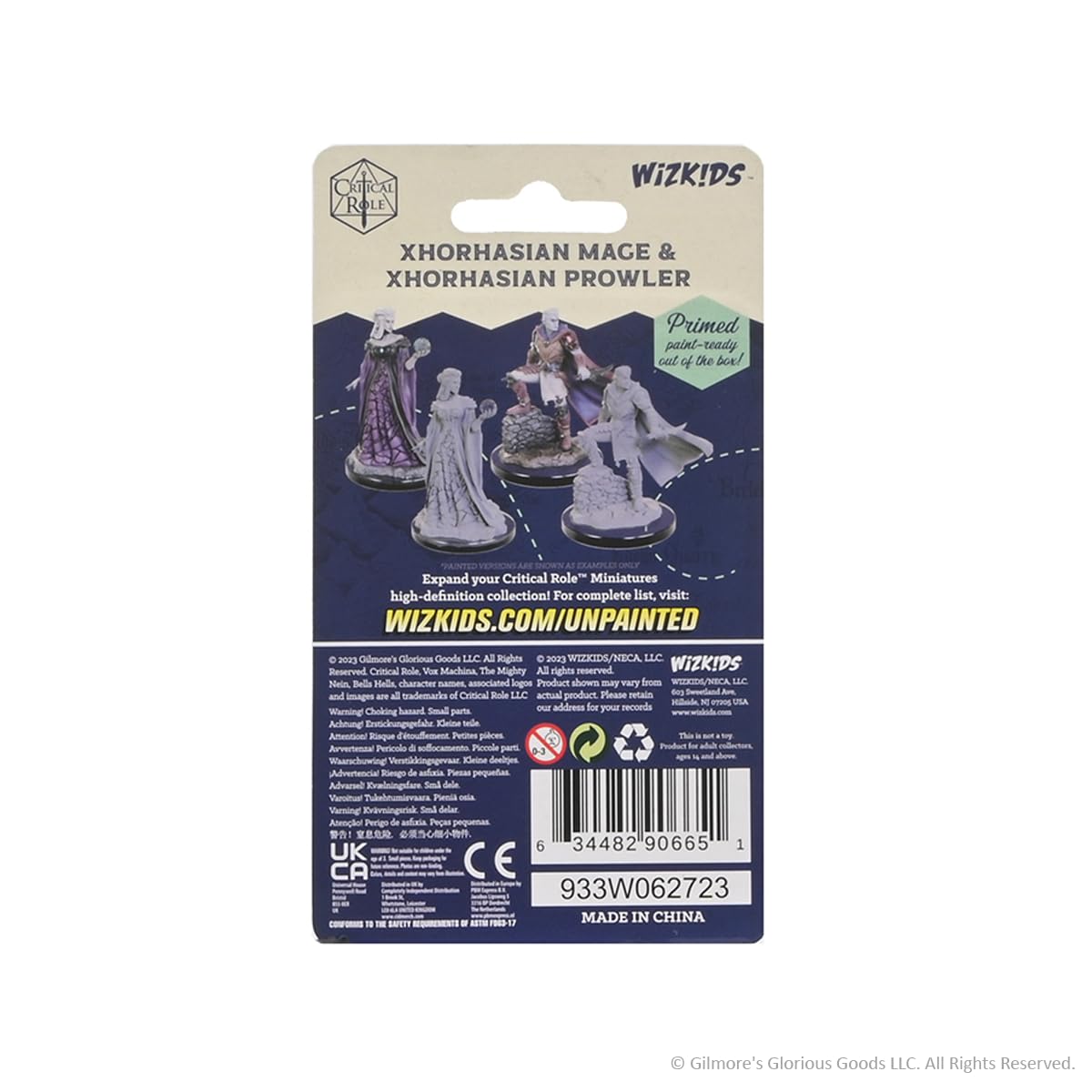WizKids Critical Role Unpainted Miniatures: Xhorhasian Mage & Xhorhasian Prowler 3